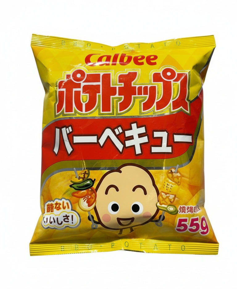 Calbee BBQ Flavour Potato Chips 55G