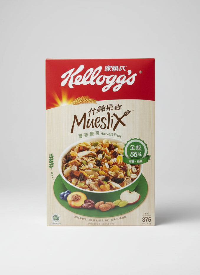 Kellogg’s Muesli Harvest Fruit 375G