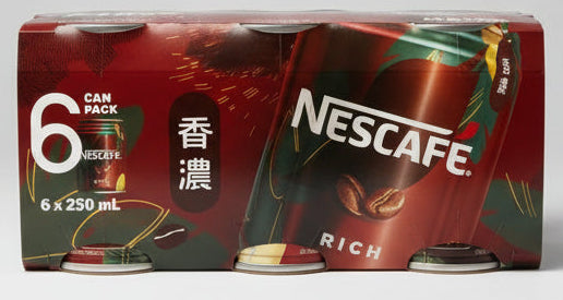 Nescafe Can Pack Rich 6x250ml