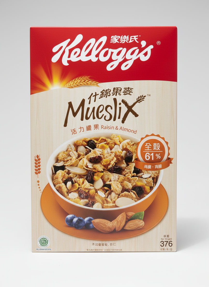 Kellogg’s Muesli Raisin & Almond 375G