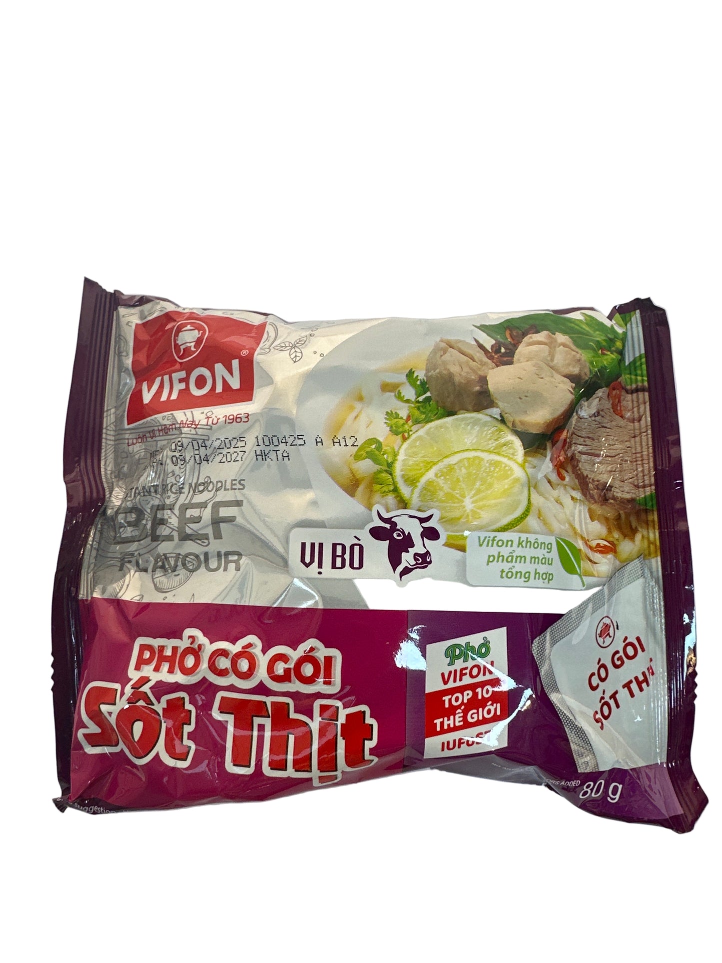 Vifon Instant Rice Noodles Beef Flavour