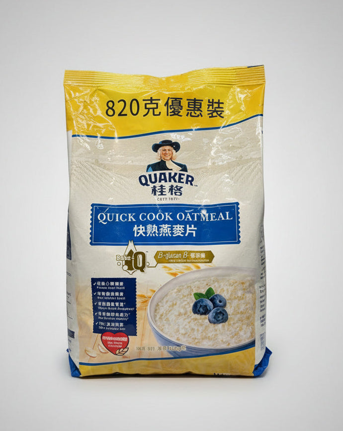 Quaker Quick Cook Oatmeal 820G