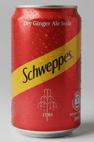 Schweppes dry ginger Ale Soda 200ml