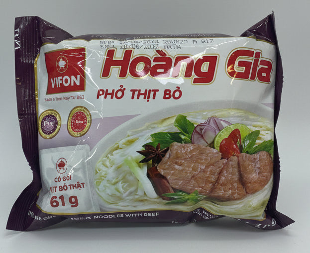 Hoang Gia Instant Rice Noodles with Beef