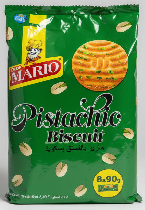 TRDP Mario Pistachio Biscuits 8x90g