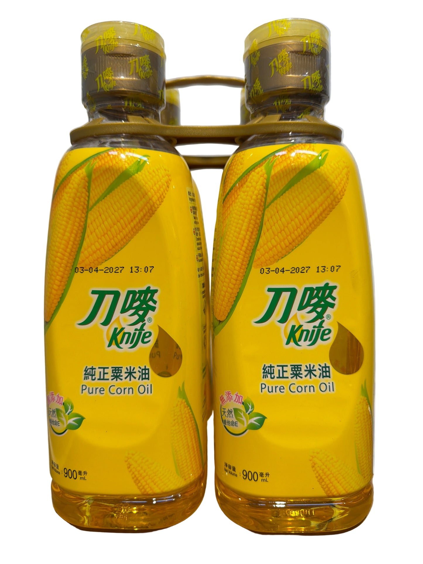 Knife Pure Corn Oil 900ml 4 pack