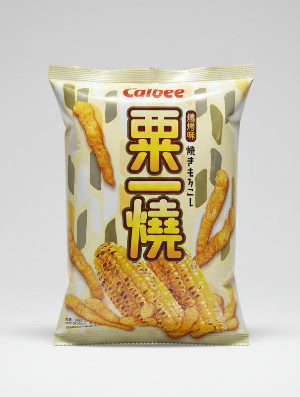 Calbee Barbecue Flavour Grill-A-Corn Chips 80G