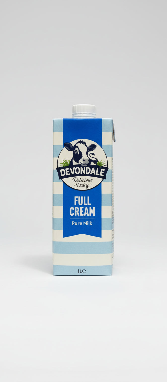 Devondale Full Cream Pure Milk 1L
