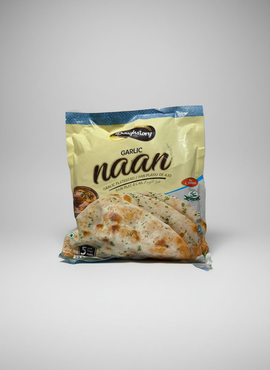 Doughstory Garlic Naan 5pcs