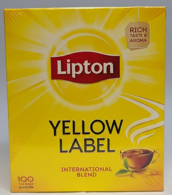 Lipton Yellow Label Black Tea 100 Tea Bags