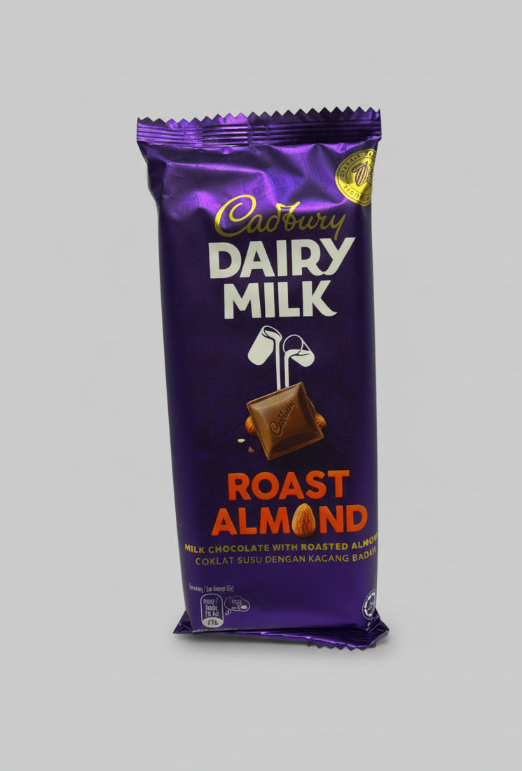 Cadbury Milk Chocolate with Roasted Almond 130G