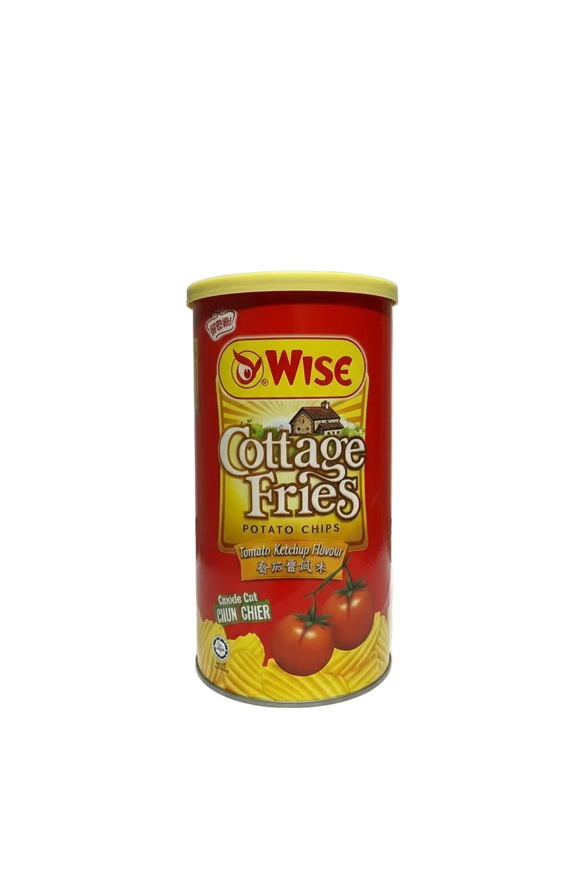 Wise Cottage Fries Potato Chips Tomato Ketchup Flavour 100G