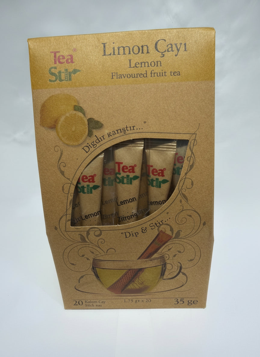 Tea Stir Lemon Turkish Tea 20 Sticks