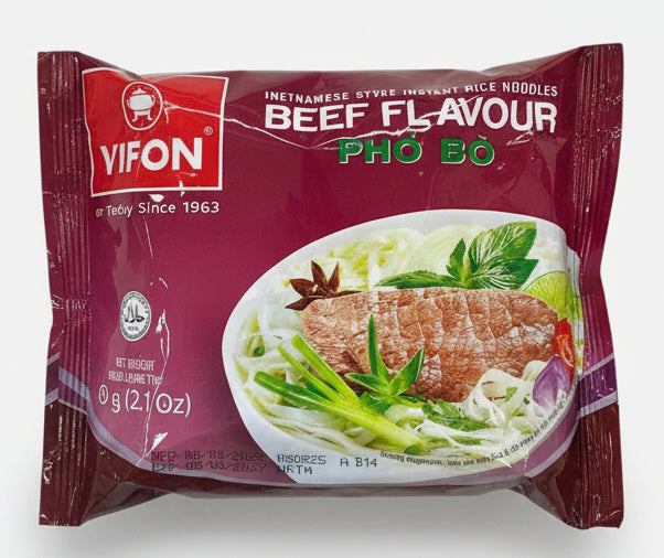Vietnamese Stye Instant Rice Noodles Beef Flavour Pho Bo
