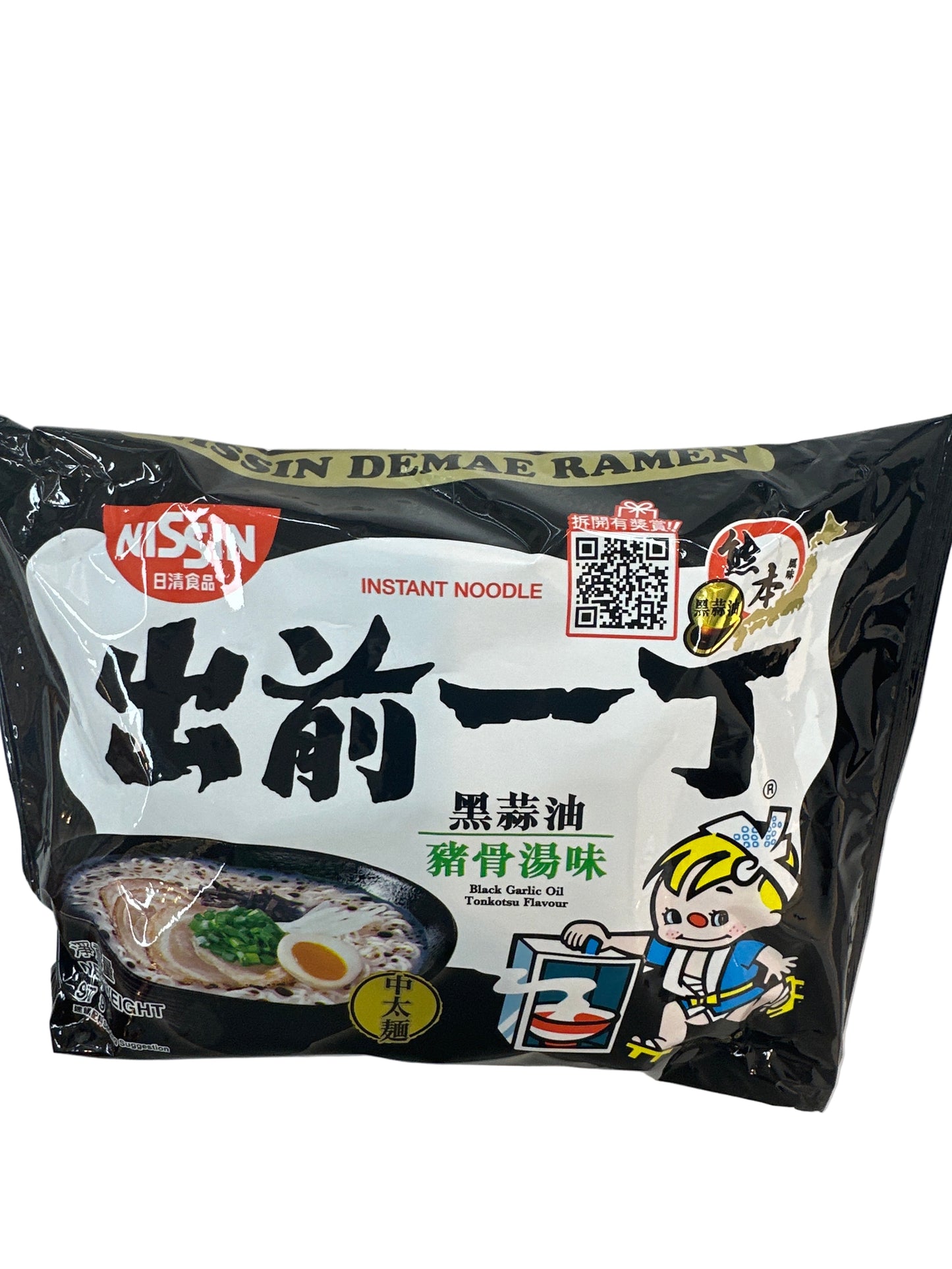 Nissin Black Garlic Oil Tonkotsu Flavour