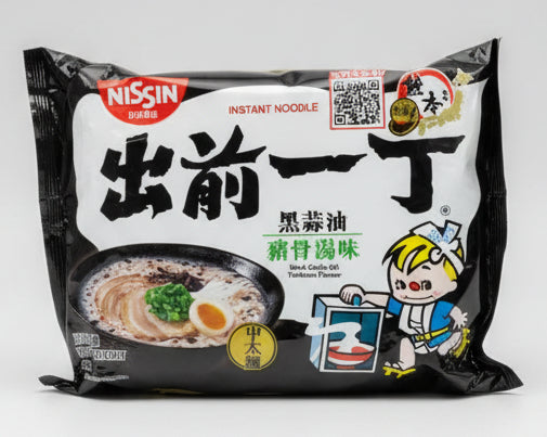 Nissin Black Garlic Oil Tonkotsu Flavour Noodles
