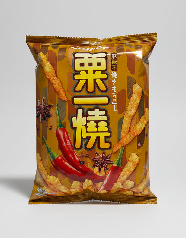 Calbee Mala Flavour Grill-A-Corn Chips 80G