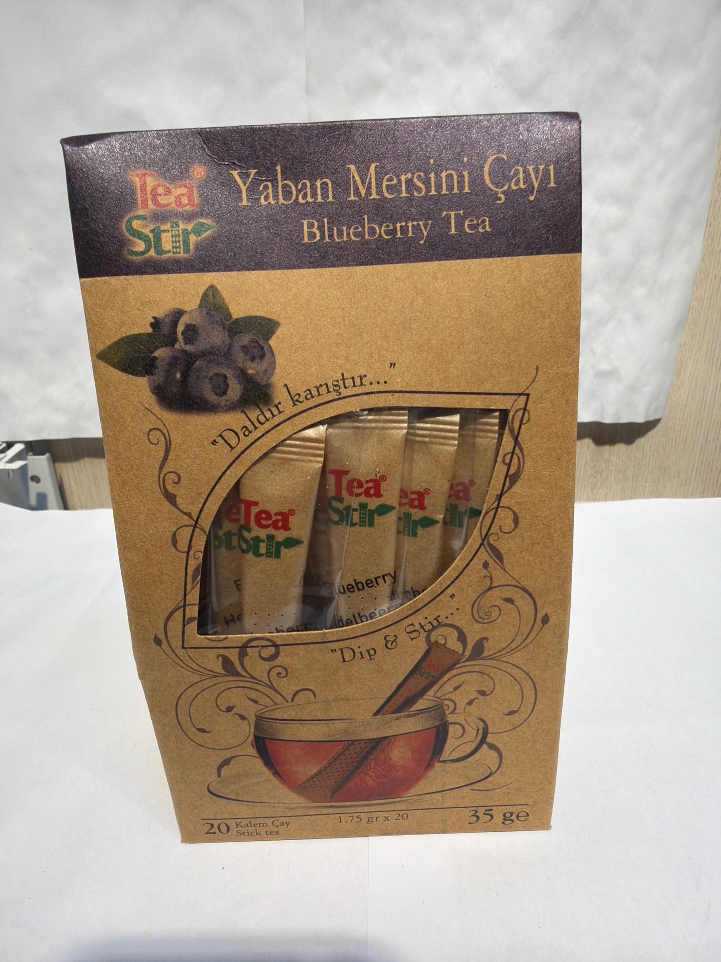 Tea Stir Blueberry Tea Turkish Tea 20 Sticks