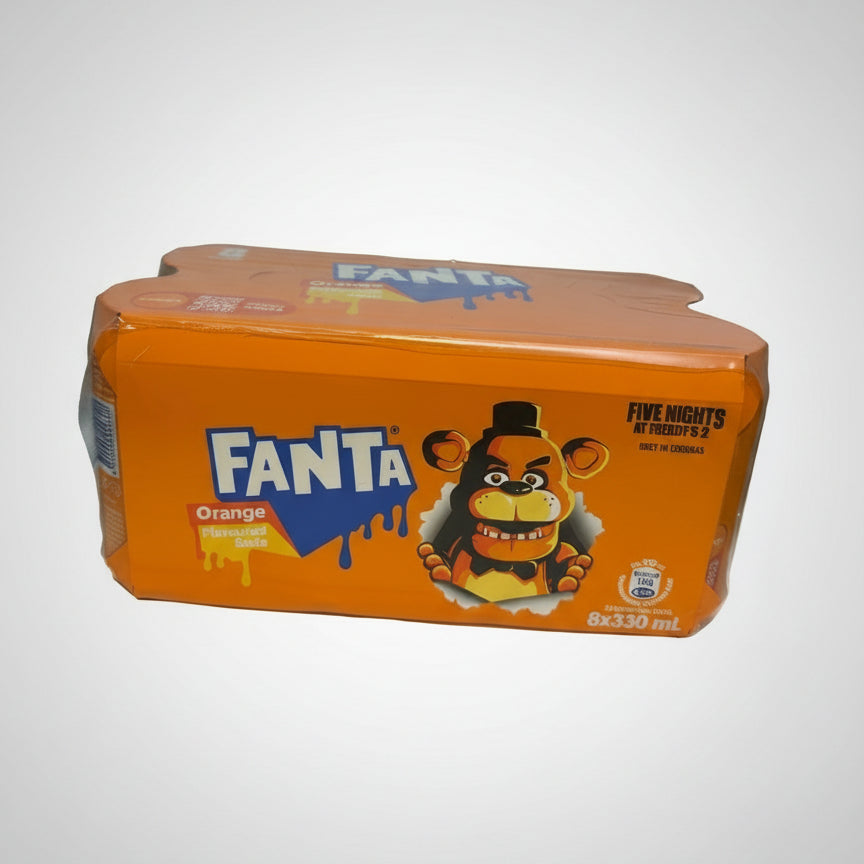 Fanta Orange Flavoured Soda 8x330ml
