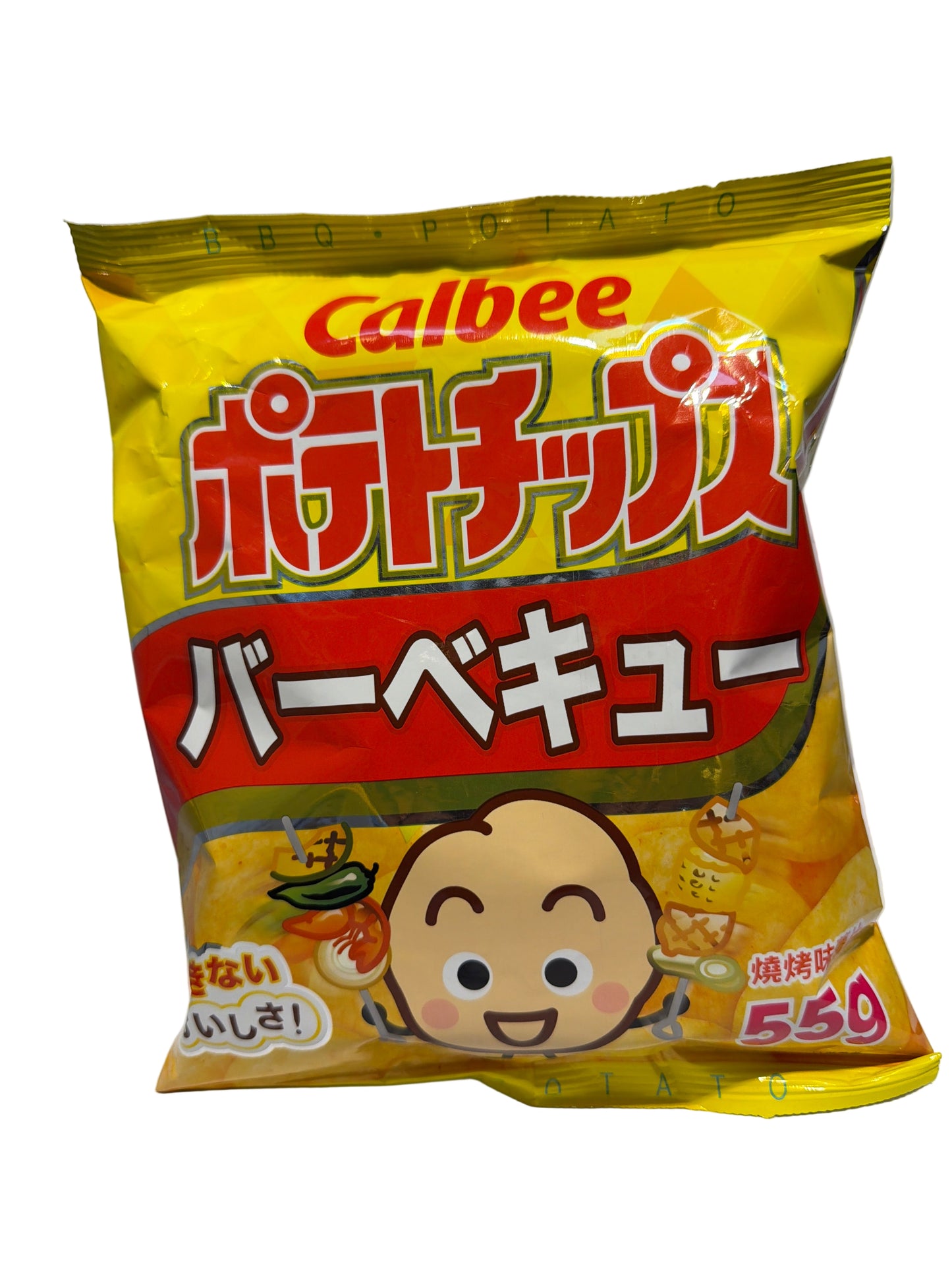 Calbee BBQ Flavour Potato Chips 55G