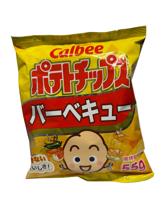Calbee BBQ Flavour Potato Chips 55G
