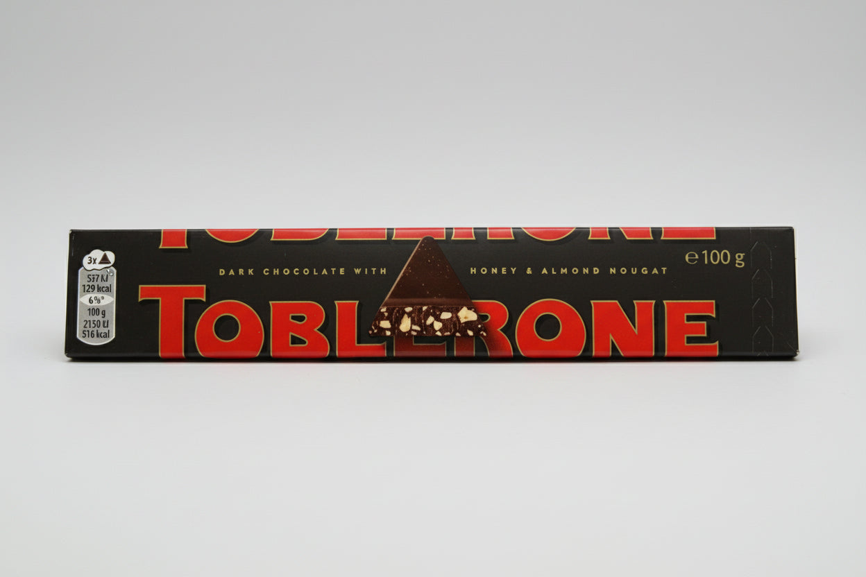 Toblerone Dark Chocolate with Honey & Almond Nougat 100G