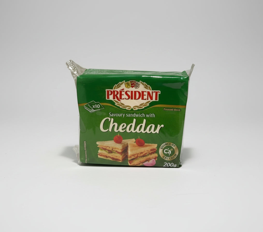 President Cheddar cheese 10 slices