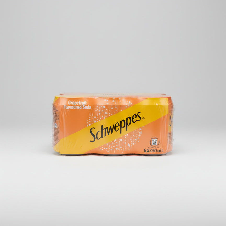 Schweppes GrapeFruit Flavoured Soda 8x330ml