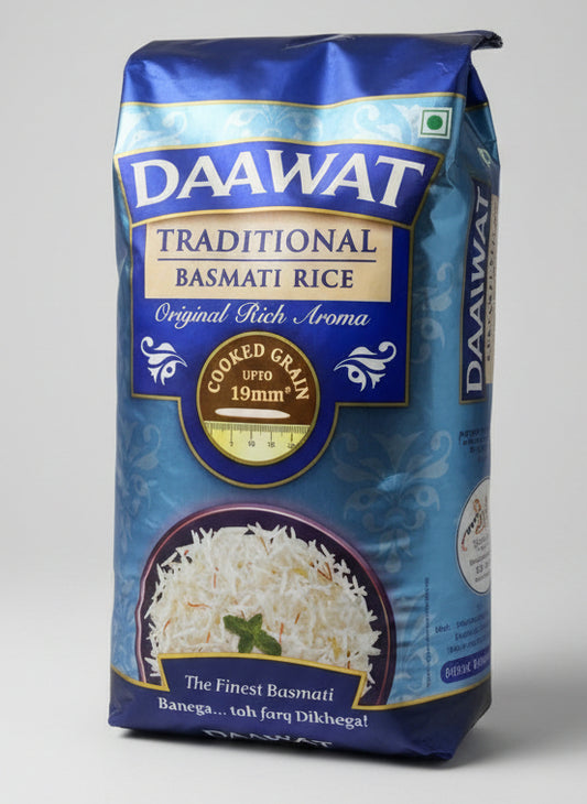 Daawat Traditional Basmati Rice 1kg