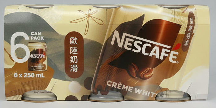 Nescafe Can Pack Creamy White 6x250ml