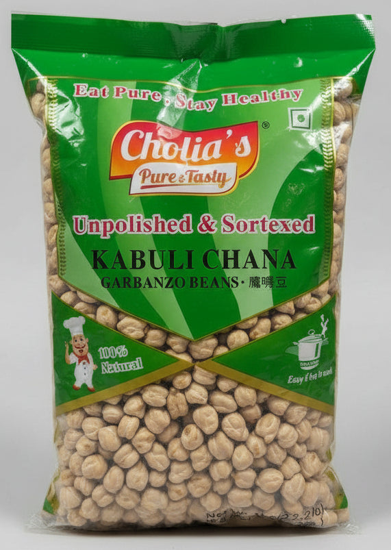 Cholia’s Garbanzo Beans 1Kg (Kabuli Chana)
