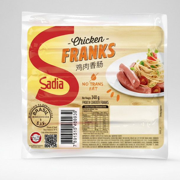 Sadia Chicken Franks 340G (Halal)