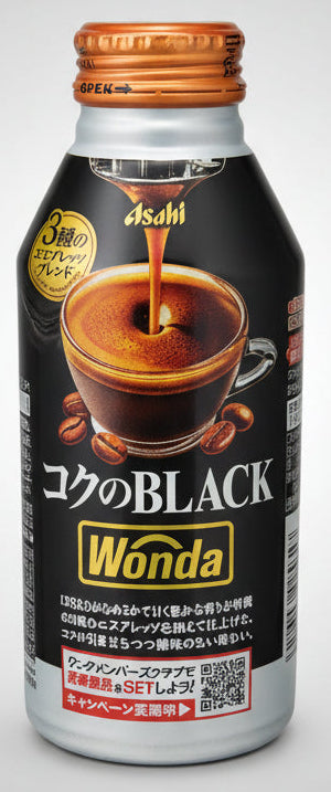 Wonda black coffee Espresso Blend 400ml