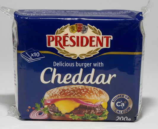 President Cheddar Cheese 10 slices
