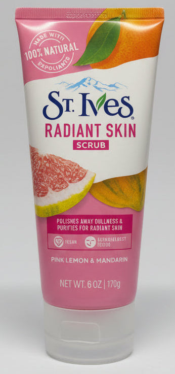 St. Ives Radiant Skin Scrub Pink Lemon & Mandarin 170G