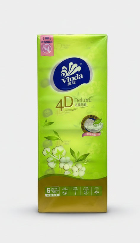 Vinda 4D Deluxe 3ply Tissue 6packs