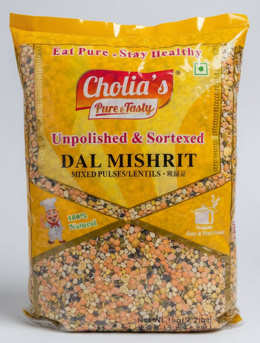 Cholia’s Mixed Pulses/Lentils 1Kg (Dal Mishrit)