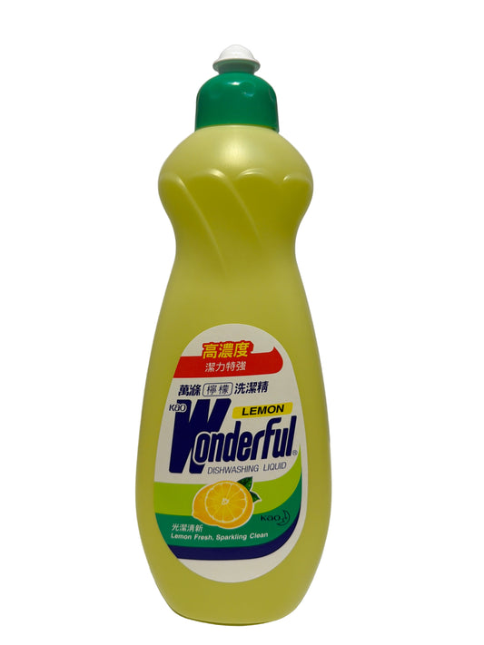 Kao Wonderful Dishwashing Liquid 1L Lemon