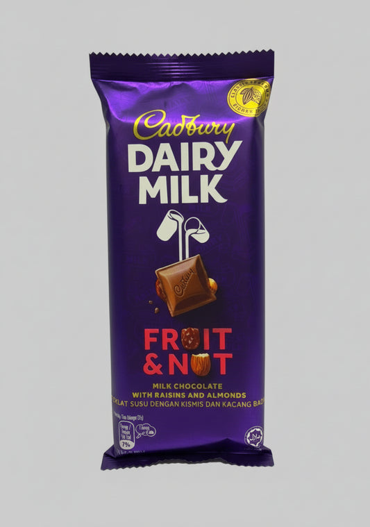 Cadbury Milk Chocolate with Raisins and Almonds 130G