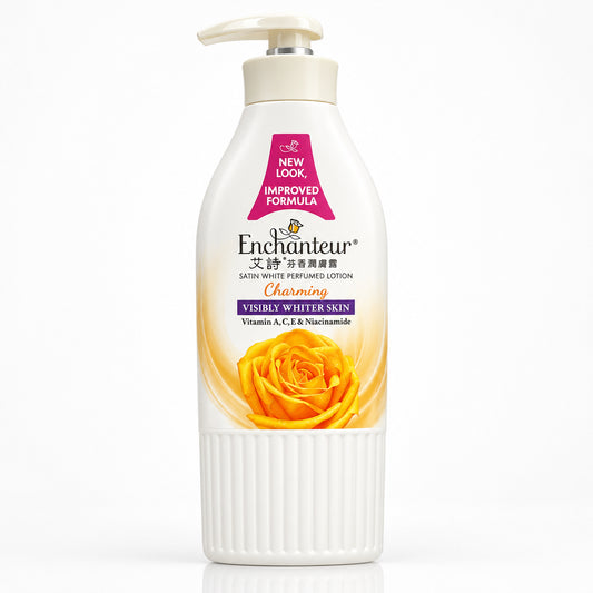 Enchanteur Charming Satin White Perfumed Lotion 400ml
