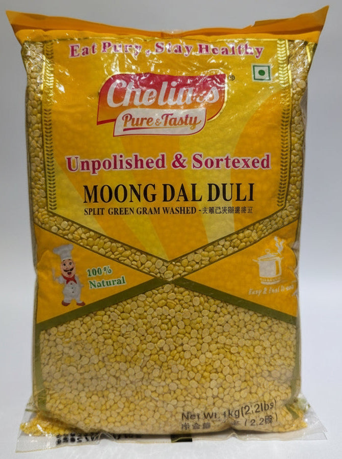 Cholia’s Split Green Gram Washed 1Kg (Moong Dal Duli)