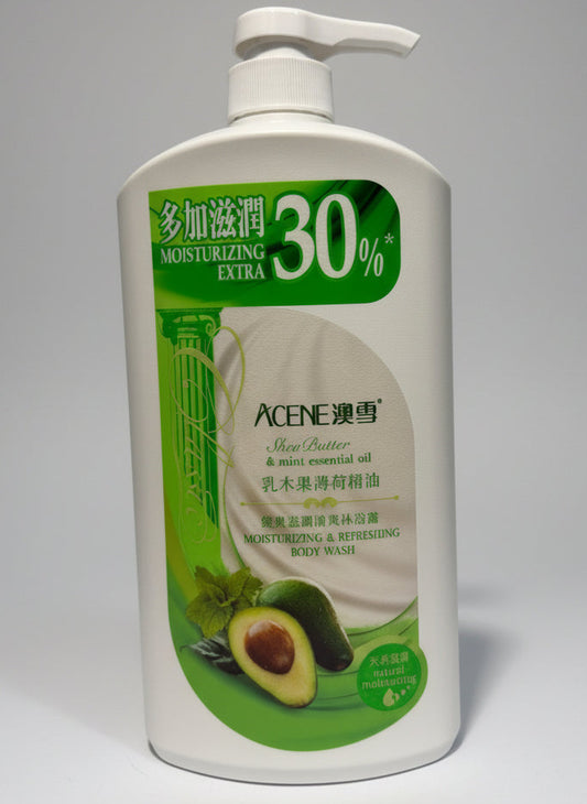 Acene Moisturising & Firming Body Wash shea Butter & Mint Essential Oil 1200ML