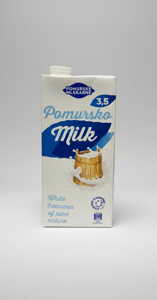 Pomurske Mlekarne Full Cream Milk 1L