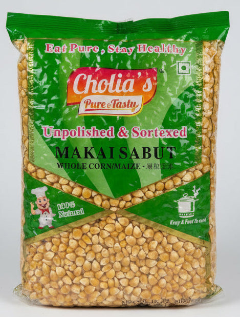 Cholia’s Whole Corn/Maize 1Kg (Malai Sabut)