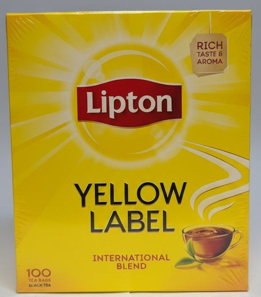 Lipton Yellow Label Black Tea 100 Tea Bags