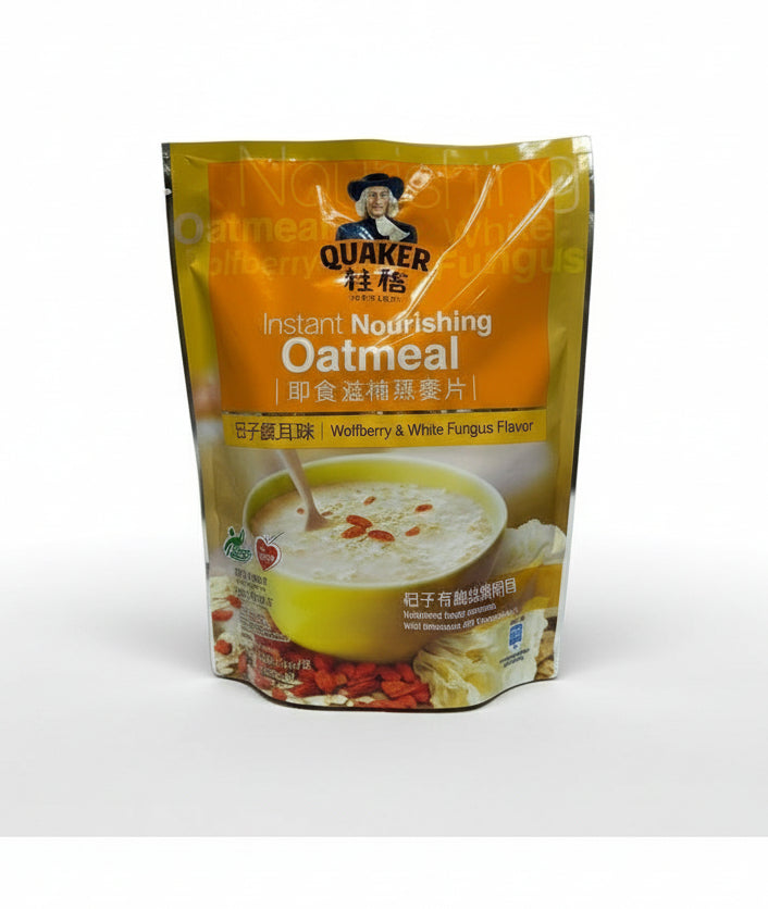 Quaker Instant Nourishing Oatmeal Wolfberry & White Fungus Flavour 210G