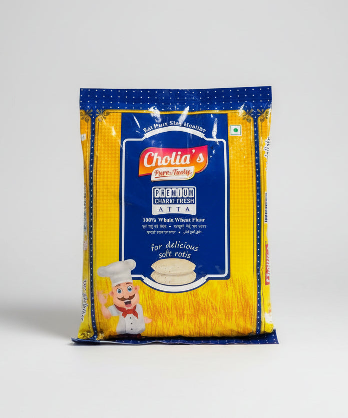 Cholia’s 100% Whole Wheat Flour (Premium Chakki Fresh Atta) 1Kg