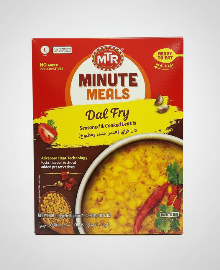 Ready To Eat Seasoned & Cooked Lentils 300G (Dal Fry)