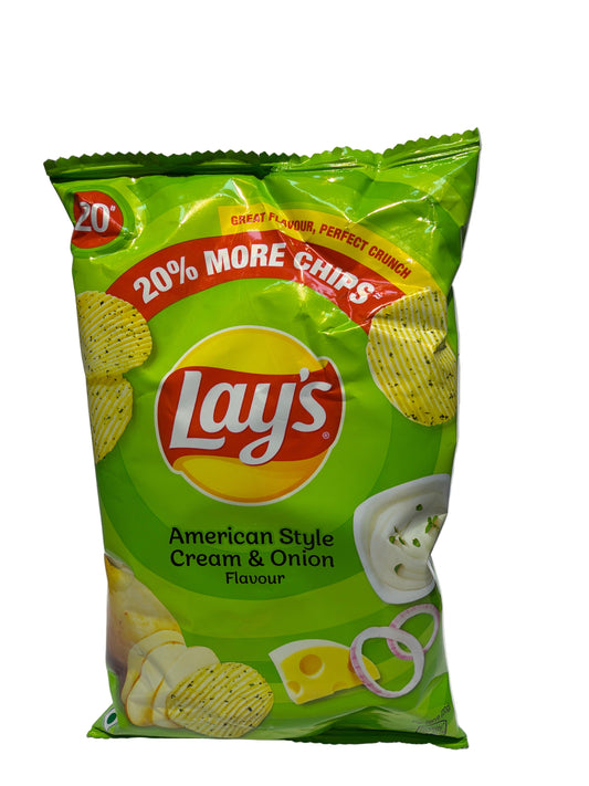 Lay’s American Style Cream & Onion Flavour Chips 48G