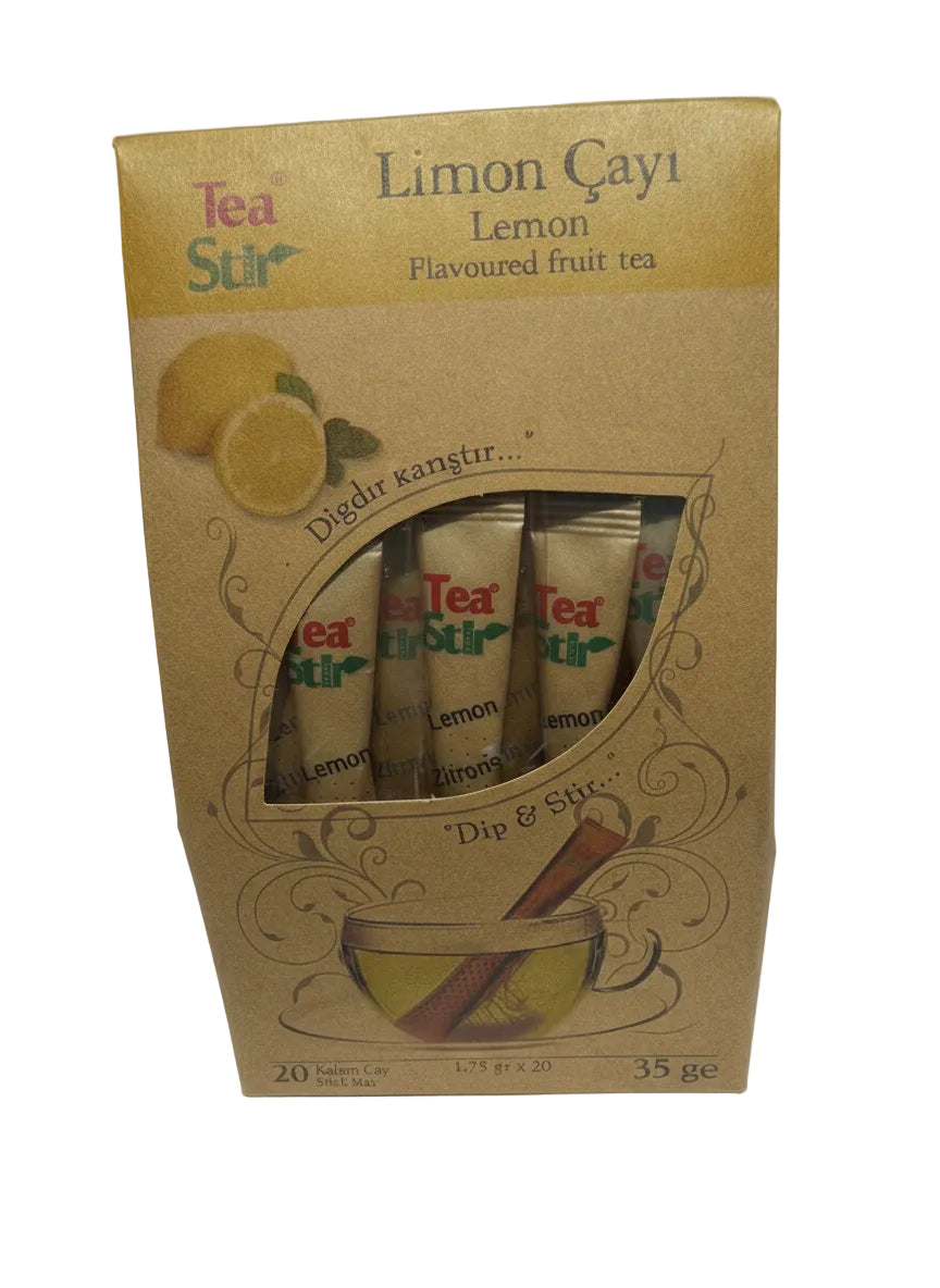 Tea Stir Lemon Turkish Tea 20 Sticks